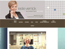 Tablet Screenshot of leslievernick.com